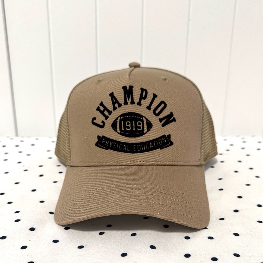 Champion Khaki Trucker Hat